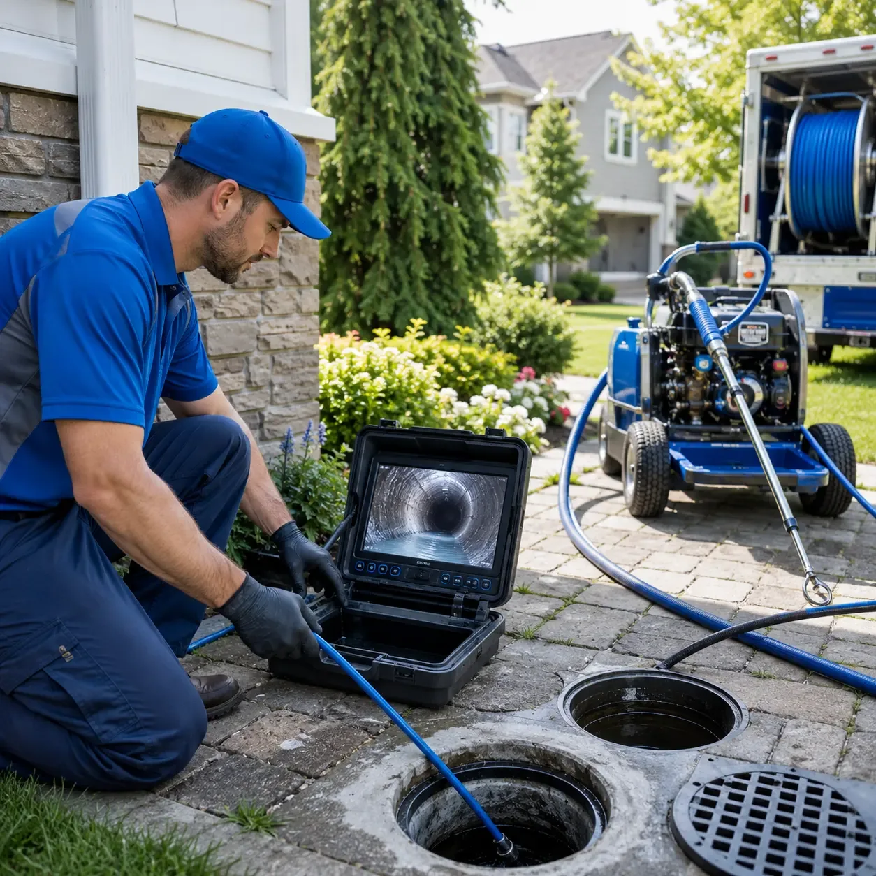 Outdoor drain cleaning professionals serving Crestwood, KY